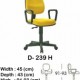 Kursi Staff & Sekretaris Indachi D-239 H