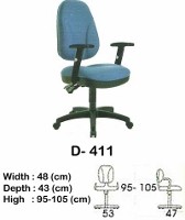 Kursi Staff & Sekretaris Indachi D-411