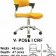 Kursi Staff & Sekretaris Indachi V-Pose I CRF