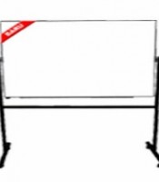 Papan Tulis (Whiteboard) Stand Double Face Sanko 120 x 240 cm